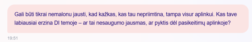 Piecebypeace atsakymas – Kaip DI reaguoja į tiesioginę kritiką